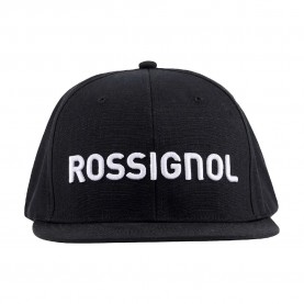 Шапка с плоска козирка Rossignol Corporate Flat Brim cap - Black (Black) шапка,с,плоска,козирка,всички,шапки,rossignol,corporate,flat,brim,cap,black,(black)