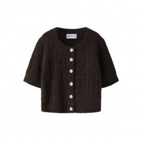 жилетка,мъжки,пуловери,дамски,пуловери,name,it,nalisa,loose,knit,cardigan,black,(mole)