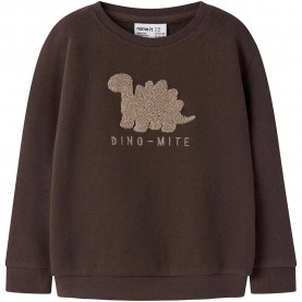 Блуза Name it Obear Regular sweatshirt - Brown (French Roast) блуза,детски,блузи,name,it,obear,regular,sweatshirt,brown,(french,roast)
