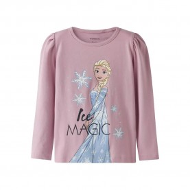 Тениска Name it Osma Frozen long sleeve T-shirt - Purple / Pink (Keepsake Lilac / Front) тениска,мъжки,тениски,дамски,тениски,name,it,osma,frozen,long,sleeve,t,shirt,purple,pink,(keepsake,lilac,front)