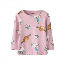 Тениска Name it Soca Pippi long sleeve T-shirt - Purple (Keepsake Lilac) тениска,мъжки,тениски,дамски,тениски,name,it,soca,pippi,long,sleeve,t,shirt,purple,(keepsake,lilac)