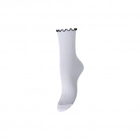 чорапи,дамски,чорапи,pieces,afia,contrast,frill,socks,white,(bright,white,black)