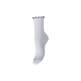 чорапи,дамски,чорапи,pieces,afia,contrast,frill,socks,white,(bright,white,greige)