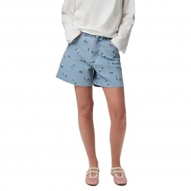 къси,панталони,мъжки,панталони,дамски,панталони,pieces,flora,denim,emb,hw,shorts,blue,(light,blue,denim,pink,flower,embroidery)