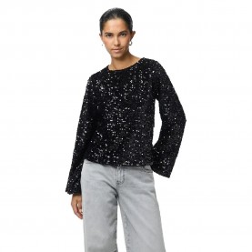 тениска,мъжки,тениски,дамски,тениски,pieces,kam,deep,back,bow,long,sleeve,t,shirt,black,(black,black,sequins)