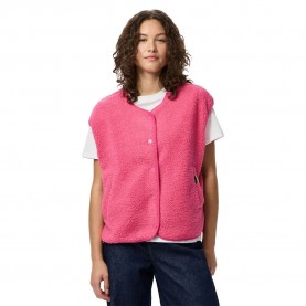 потник,дамски,жилетки,pieces,katty,teddy,vest,pink,(shocking,pink)