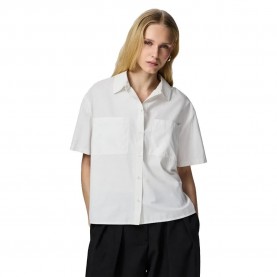 Риза с къс ръкав Pieces Melia short sleeve shirt - White (Bright White) риза,с,къс,ръкав,дамски,ризи,мъжки,ризи,pieces,melia,short,sleeve,shirt,white,(bright,white)