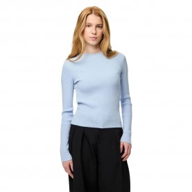 Блуза Pieces Mira New O-Neck Knit sweater - Blue (Cashmere Blue) блуза,мъжки,пуловери,дамски,пуловери,pieces,mira,new,o,neck,knit,sweater,blue,(cashmere,blue)