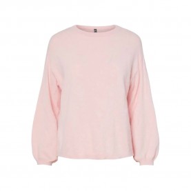 блуза,дамски,пуловери,дамски,плетени,дрехи,pieces,naomi,o,neck,knit,sweater,pink,(roseate,spoonbill,melange)