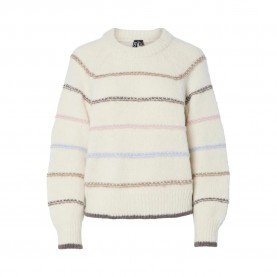 блуза,дамски,пуловери,дамски,плетени,дрехи,pieces,nelia,o,neck,knit,sweater,beige,(birch,grei,more,dapi,blaven)