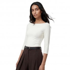 тениска,мъжки,тениски,дамски,тениски,pieces,phoebe,boatneck,long,sleeve,t,shirt,white,(cloud,dancer)