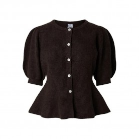 жилетка,мъжки,пуловери,дамски,пуловери,pieces,silly,puff,knit,cardigan,brown,(hot,fudge,melange)