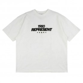 Тениска Balmohk Relaxed Print 1980S short sleeve T-shirt - White (White) тениска,мъжки,тениски,дамски,тениски,balmohk,relaxed,print,1980s,short,sleeve,t,shirt,white,(white)