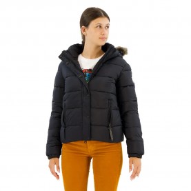 Яке Superdry Faux Fur puffer jacket refurbished - Black (Jet Black) яке,мъжки,якета,дамски,якета,и,палта,superdry,faux,fur,puffer,jacket,refurbished,black,(jet,black)