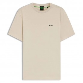 тениска,мъжки,тениски,дамски,тениски,boss,50506373,green,short,sleeve,t,shirt,beige,(light,beige)