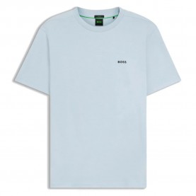 Тениска BOSS 50506373 short sleeve T-shirt - Blue (Open Blue) тениска,мъжки,тениски,дамски,тениски,boss,50506373,short,sleeve,t,shirt,blue,(open,blue)