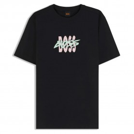 Тениска BOSS Bass T-shirt - Black (Black) тениска,мъжки,тениски,дамски,тениски,boss,bass,t,shirt,black,(black)
