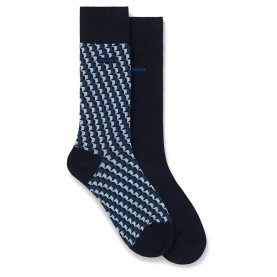 Чорапи BOSS Ministar 10278326 socks 2 pairs - Blue (Dark Blue) чорапи,мъжки,чорапи,дамски,чорапи,boss,ministar,10278326,socks,2,pairs,blue,(dark,blue)