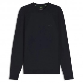 Блуза BOSS Momentum 10278029 sweater - Blue / Black (Dark Blue) блуза,мъжки,пуловери,дамски,пуловери,boss,momentum,10278029,sweater,blue,black,(dark,blue)