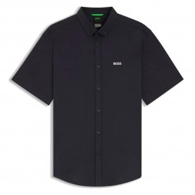 Риза с къс ръкав BOSS Motion 10263169 short sleeve shirt - Blue (Dark Blue) риза,с,къс,ръкав,дамски,ризи,мъжки,ризи,boss,motion,10263169,short,sleeve,shirt,blue,(dark,blue)