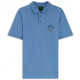 BOSS Open 10279504 short sleeve polo - Blue (Light Pastel Blue) дамски,блузи,с,яка,мъжки,блузи,с,яка,boss,open,10279504,short,sleeve,polo,blue,(light,pastel,blue)