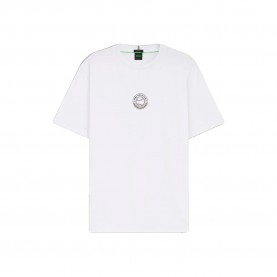 Тениска BOSS Open 10279686 short sleeve T-shirt - White (White) тениска,мъжки,тениски,дамски,тениски,boss,open,10279686,short,sleeve,t,shirt,white,(white)
