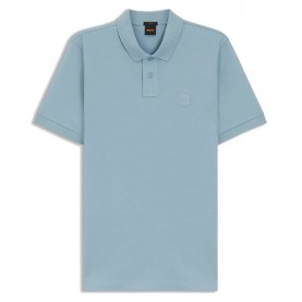 BOSS Passenger 10256683 ORANGE short sleeve polo - Blue (Light Pastel Blue) дамски,блузи,с,яка,мъжки,блузи,с,яка,boss,passenger,10256683,orange,short,sleeve,polo,blue,(light,pastel,blue)