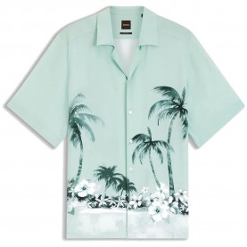 BOSS Rayer 10277647 shirt - Green (Turquoise Aqua) дамски,ризи,мъжки,ризи,boss,rayer,10277647,shirt,green,(turquoise,aqua)