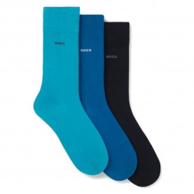 Чорапи BOSS Rs Uni 10241905 socks 3 pairs - Blue (Bright Blue) чорапи,мъжки,чорапи,дамски,чорапи,boss,rs,uni,10241905,socks,3,pairs,blue,(bright,blue)