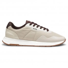 Маратонки BOSS Titanium 10280141 trainers - Beige (Open Beige) маратонки,мъжки,маратонки,дамски,маратонки,boss,titanium,10280141,trainers,beige,(open,beige)