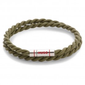 HUGO 50552596 bracelet - Green (Open Green) бижутерия,hugo,50552596,bracelet,green,(open,green)