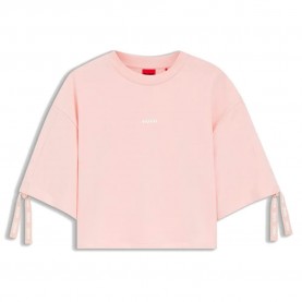 Тениска HUGO Casual 10279150 short sleeve T-shirt - Pink (Light Pastel Pink) тениска,мъжки,тениски,дамски,тениски,hugo,casual,10279150,short,sleeve,t,shirt,pink,(light,pastel,pink)