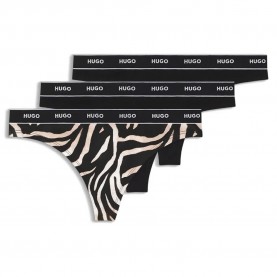 HUGO Design 10272521 thong 3 units - Multicolor (Open Miscellaneous) дамско,бельо,дамски,бикини,и,танкини,hugo,design,10272521,thong,3,units,multicolor,(open,miscellaneous)