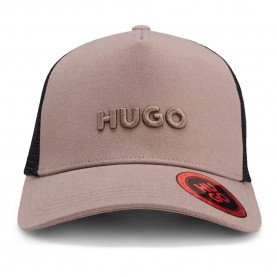 Шапка HUGO Marsel 10269331 01 trucker cap - Brown (Light Pastel Brown) шапка,всички,шапки,hugo,marsel,10269331,01,trucker,cap,brown,(light,pastel,brown)