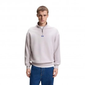 блуза,мъжки,пуловери,hugo,neeler,10249110,blue,half,zip,sweatshirt,grey,(light,pastel,purple)