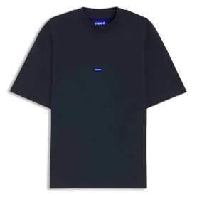 Тениска HUGO Nieros 01 BLUE short sleeve T-shirt - Blue (Dark Blue) тениска,мъжки,тениски,дамски,тениски,hugo,nieros,01,blue,short,sleeve,t,shirt,blue,(dark,blue)