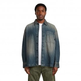 G-Star D23007-E358 Oversized overshirt - Blue (Antique Faded Blueschist) мъжки,якета,дамски,якета,и,палта,g,star,d23007,e358,oversized,overshirt,blue,(antique,faded,blueschist)