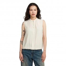 G-Star D24453-D724 Regular Fit sleeveless blouse - Beige (Chalk) дамски,блузи,g,star,d24453,d724,regular,fit,sleeveless,blouse,beige,(chalk)
