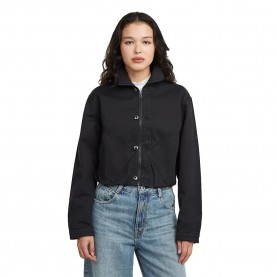 Яке G-Star D28439-E347 Cropped jacket - Black (Dark Black) яке,мъжки,якета,дамски,якета,и,палта,g,star,d28439,e347,cropped,jacket,black,(dark,black)