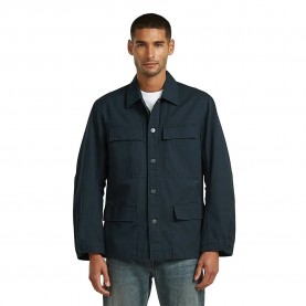 G-Star D28787-E347 Reversible Slim Fit overshirt - Blue (Salute) мъжки,якета,дамски,якета,и,палта,g,star,d28787,e347,reversible,slim,fit,overshirt,blue,(salute)