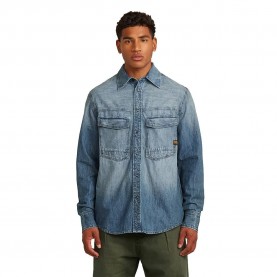 Риза с дълъг ръкав G-Star Dakota long sleeve shirt - Blue (Vintage Dirtbag) риза,с,дълъг,ръкав,дамски,ризи,мъжки,ризи,g,star,dakota,long,sleeve,shirt,blue,(vintage,dirtbag)