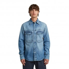 Риза с дълъг ръкав G-Star Dakota Regular Fit long sleeve shirt - Blue (Faded Blue Kyanite) риза,с,дълъг,ръкав,дамски,ризи,мъжки,ризи,g,star,dakota,regular,fit,long,sleeve,shirt,blue,(faded,blue,kyanite)