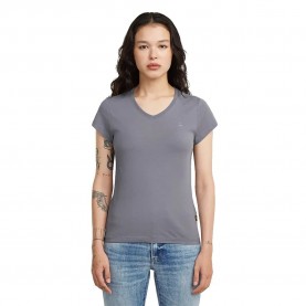 Тениска G-Star Eyben Slim V T 2.0 short sleeve T-shirt - Grey (Quicksilver) тениска,мъжки,тениски,дамски,тениски,g,star,eyben,slim,v,t,2.0,short,sleeve,t,shirt,grey,(quicksilver)