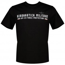 Тениска Aeronautica militare 261TS1942UJ00538 short sleeve T-shirt - Black (Jet Black) тениска,мъжки,тениски,дамски,тениски,aeronautica,militare,261ts1942uj00538,short,sleeve,t,shirt,black,(jet,black)