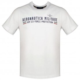 Тениска Aeronautica militare 261TS1942UJ00538 short sleeve T-shirt - White (Off White) тениска,мъжки,тениски,дамски,тениски,aeronautica,militare,261ts1942uj00538,short,sleeve,t,shirt,white,(off,white)