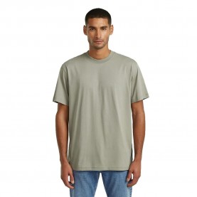 Тениска G-Star Layered Back short sleeve T-shirt - Green (Elephant Skin) тениска,мъжки,тениски,дамски,тениски,g,star,layered,back,short,sleeve,t,shirt,green,(elephant,skin)