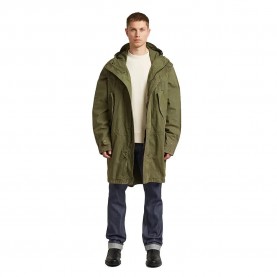 Анорак G-Star Long parka - Green (Overdye Shadow Olive Gd) анорак,мъжки,якета,g,star,long,parka,green,(overdye,shadow,olive,gd)