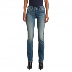 Дънки G-Star Midge Slim Straight Fit jeans - Blue (Antique Faded Scorodite) дънки,мъжки,панталони,дамски,панталони,g,star,midge,slim,straight,fit,jeans,blue,(antique,faded,scorodite)
