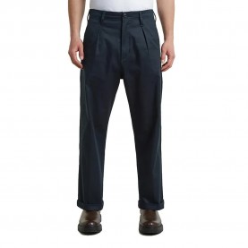 Панталони тип чино G-Star Pleated Relaxed Fit chino pants - Blue (Salute) панталони,тип,чино,мъжки,панталони,дамски,панталони,g,star,pleated,relaxed,fit,chino,pants,blue,(salute)