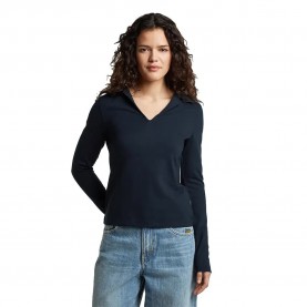 Тениска G-Star Soft Sculpt Super Slim Fit long sleeve T-shirt - Blue (Salute) тениска,мъжки,тениски,дамски,тениски,g,star,soft,sculpt,super,slim,fit,long,sleeve,t,shirt,blue,(salute)